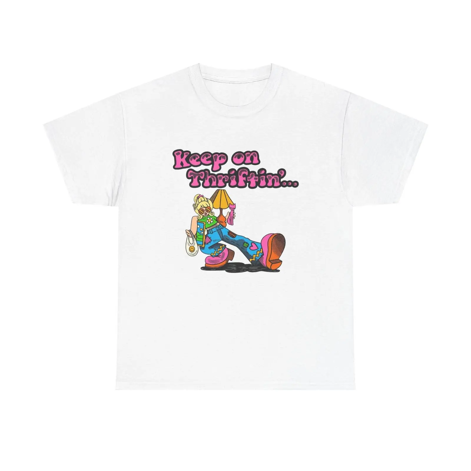 Thrift Vintage Fashion Usa - Keep On Thrifting 面白い T シャツ
