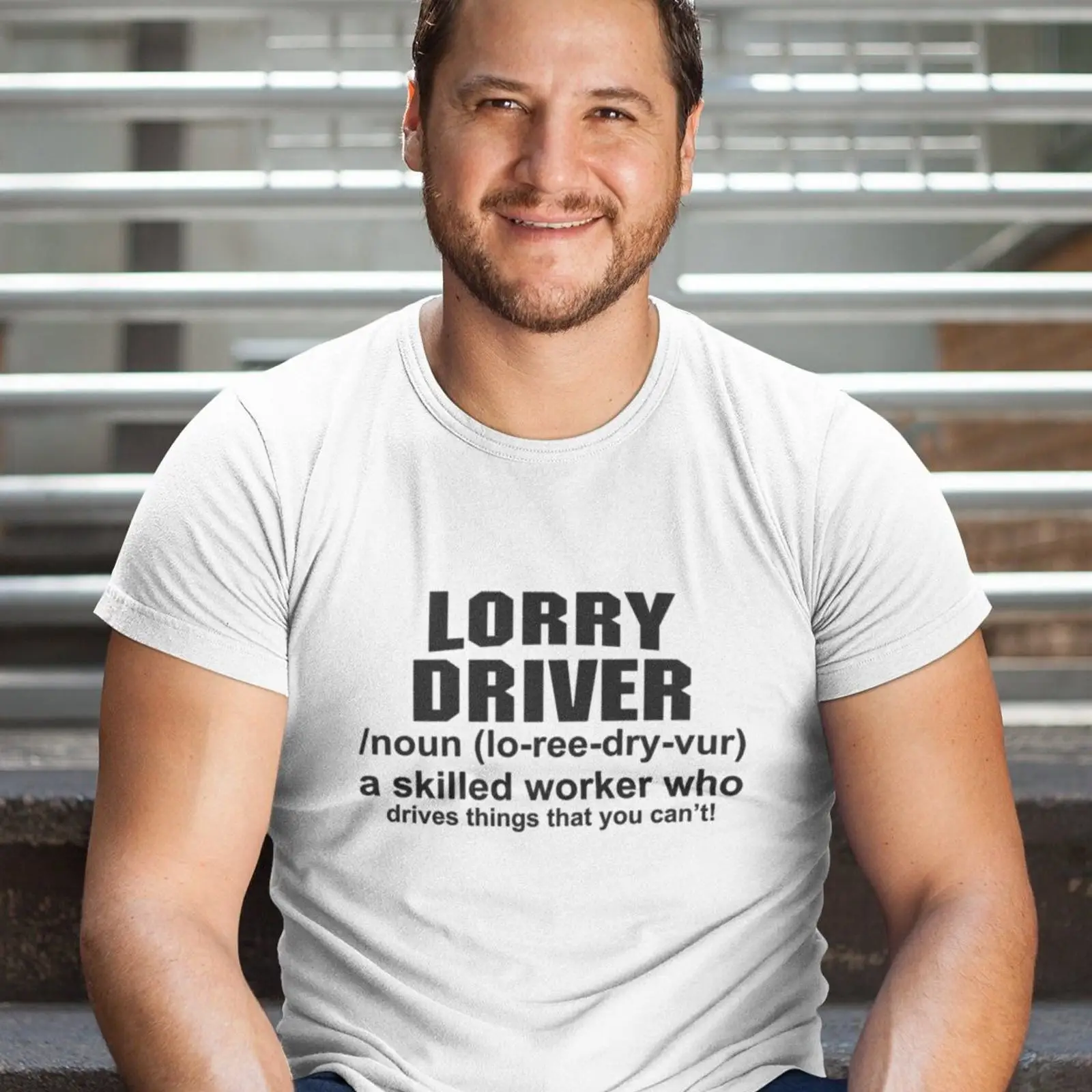Vintage Fashion Definition - トラック運転手の定義 Tシャツ 面白い ノベルティ ヴィンテージ ウォッシュド