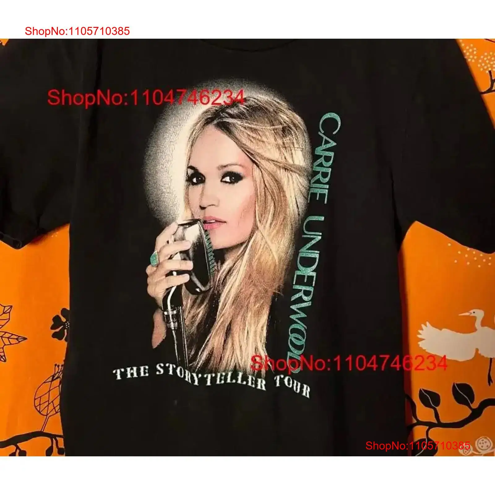 Thrift Vintage Fashion Usa - キャリー・アンダーウッド Tシャツ ユニーク 古着 カントリー ヴィンテージ