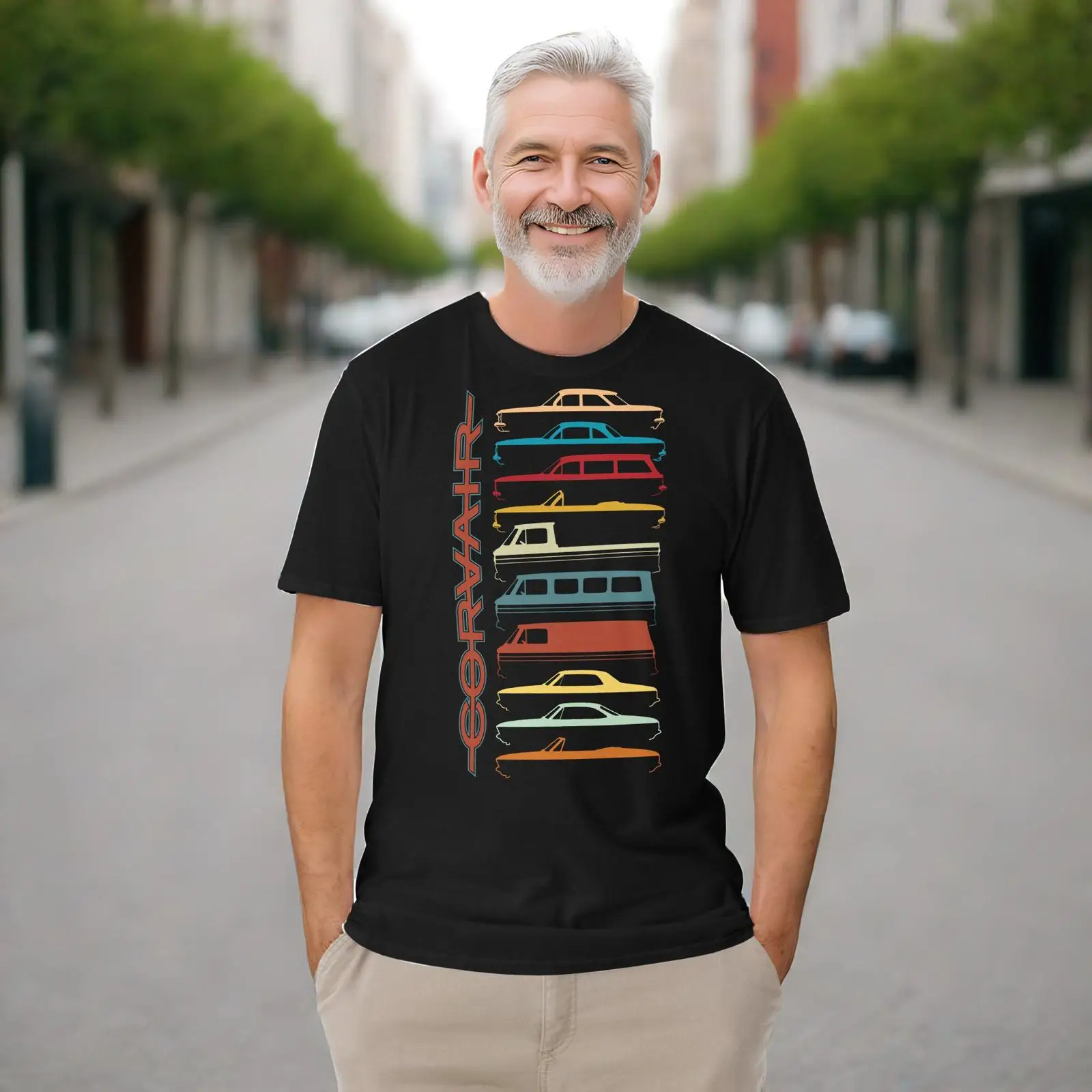 Vintage Fashion Model - コルベア全モデル Tシャツ ヴィンテージ ウォッシュド ファッション カジュアル