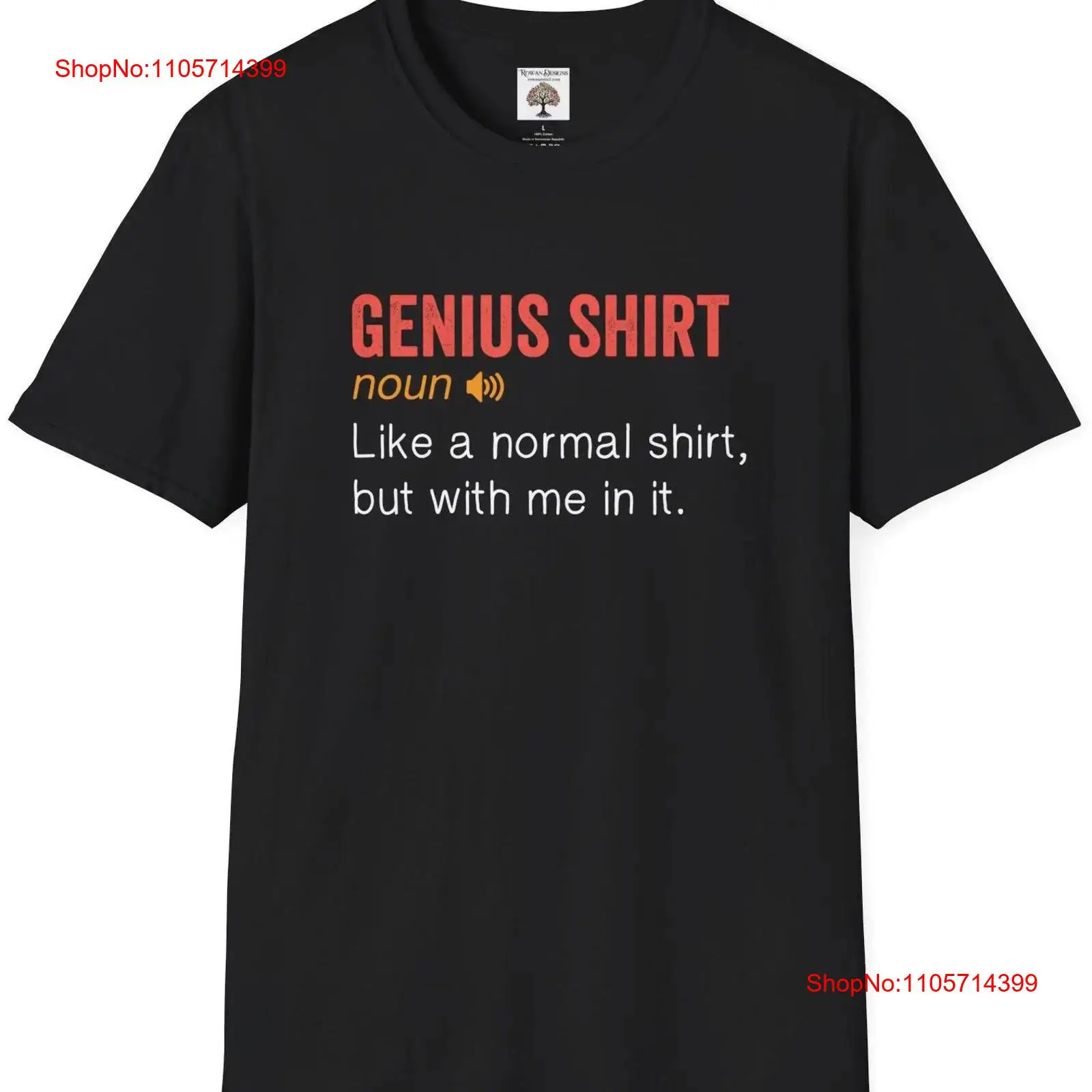 Vintage Fashion Definition - Genius Tシャツ ディファインション ソフトスタイル 面白い ブラックまたはネイビーブルー