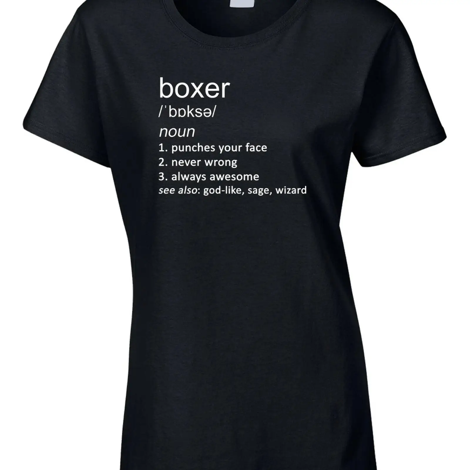 Vintage Fashion Definition - ボクサー ダーメン フラウエン Tシャツ 面白いギフト 定義