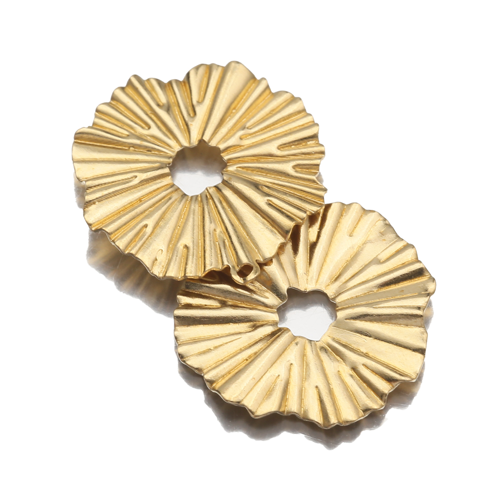 真ちゅう製のサンフラワーペンダント20ピース/ロット,女性用 - Vintage Fashion Earrings のレビューと価格