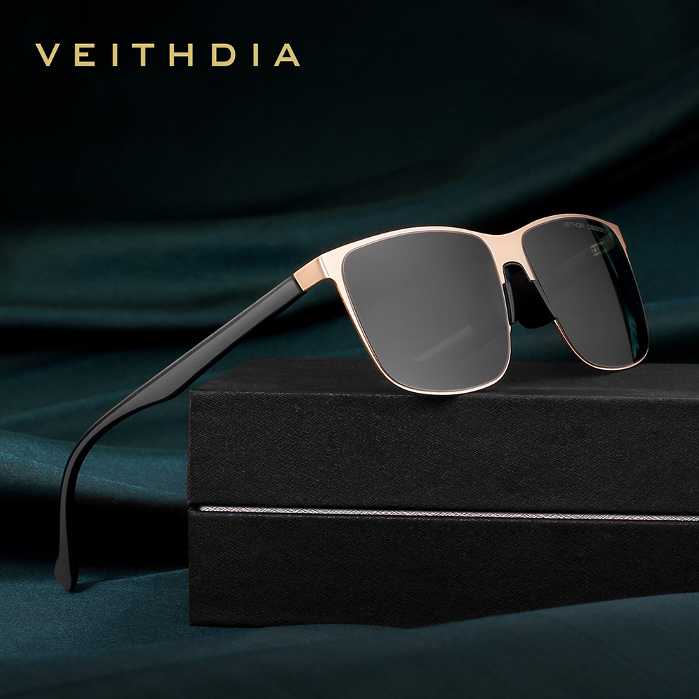 VEITHDIA ブランドヴィンテージ男性女性サングラスステ - Vintage Fashion Definition のレビューと価格