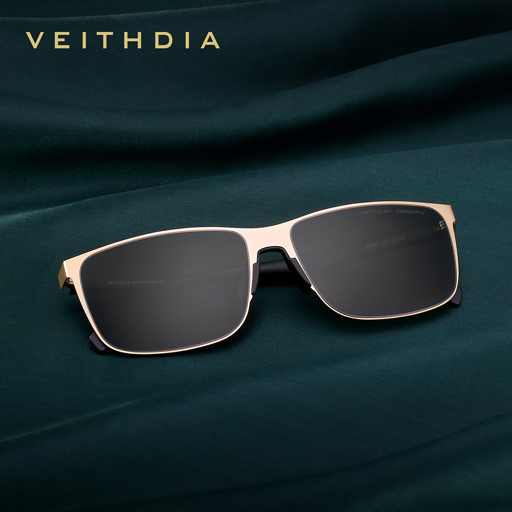 VEITHDIA ブランドヴィンテージ男性女性サングラスステ - Vintage Fashion Definition のレビューと価格