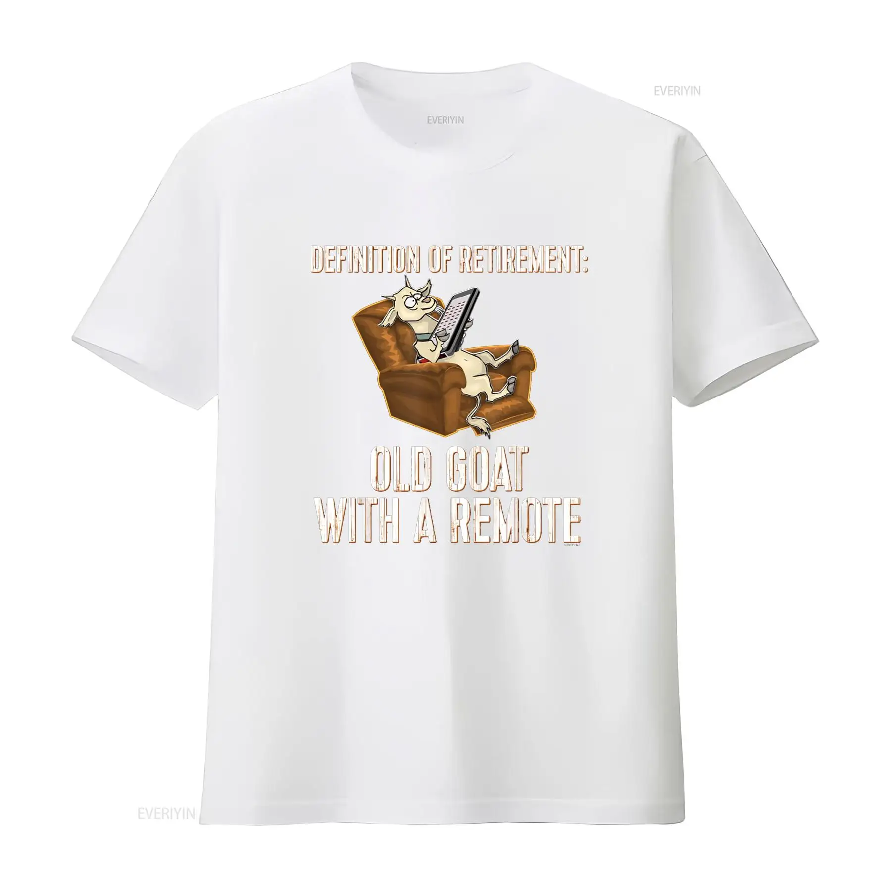 楽しい退職記念Tシャツ、リモコンを持った老山羊、ヴィンテージ - Vintage Fashion Definition のレビューと価格