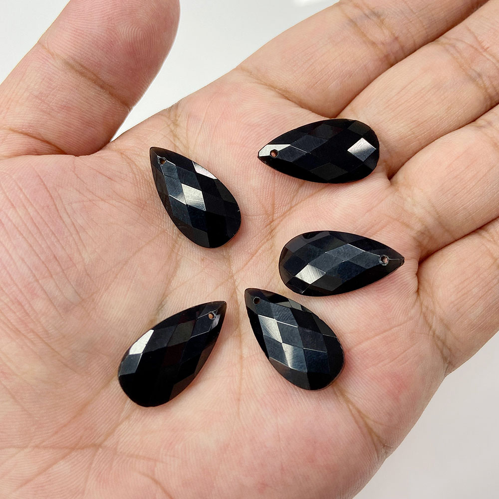 水滴の形をしたペンダント,ジュエリー作り用,長い天然石,タイ - Vintage Fashion Earrings のレビューと価格