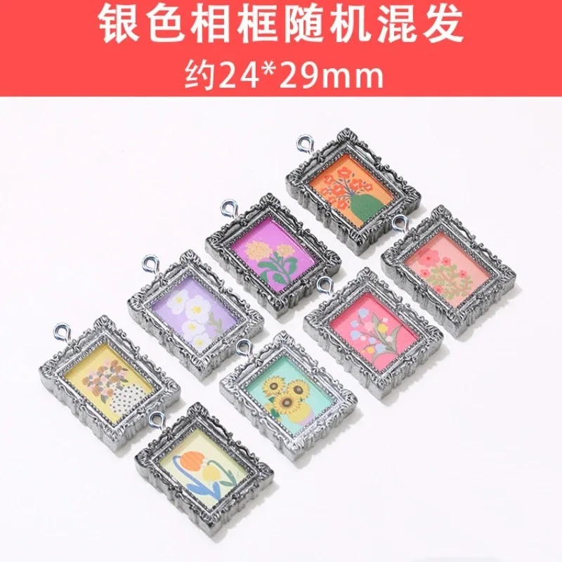10 個フラットバックカボションヴィンテージ樹脂フォトフレー - Vintage Fashion Earrings のレビューと価格