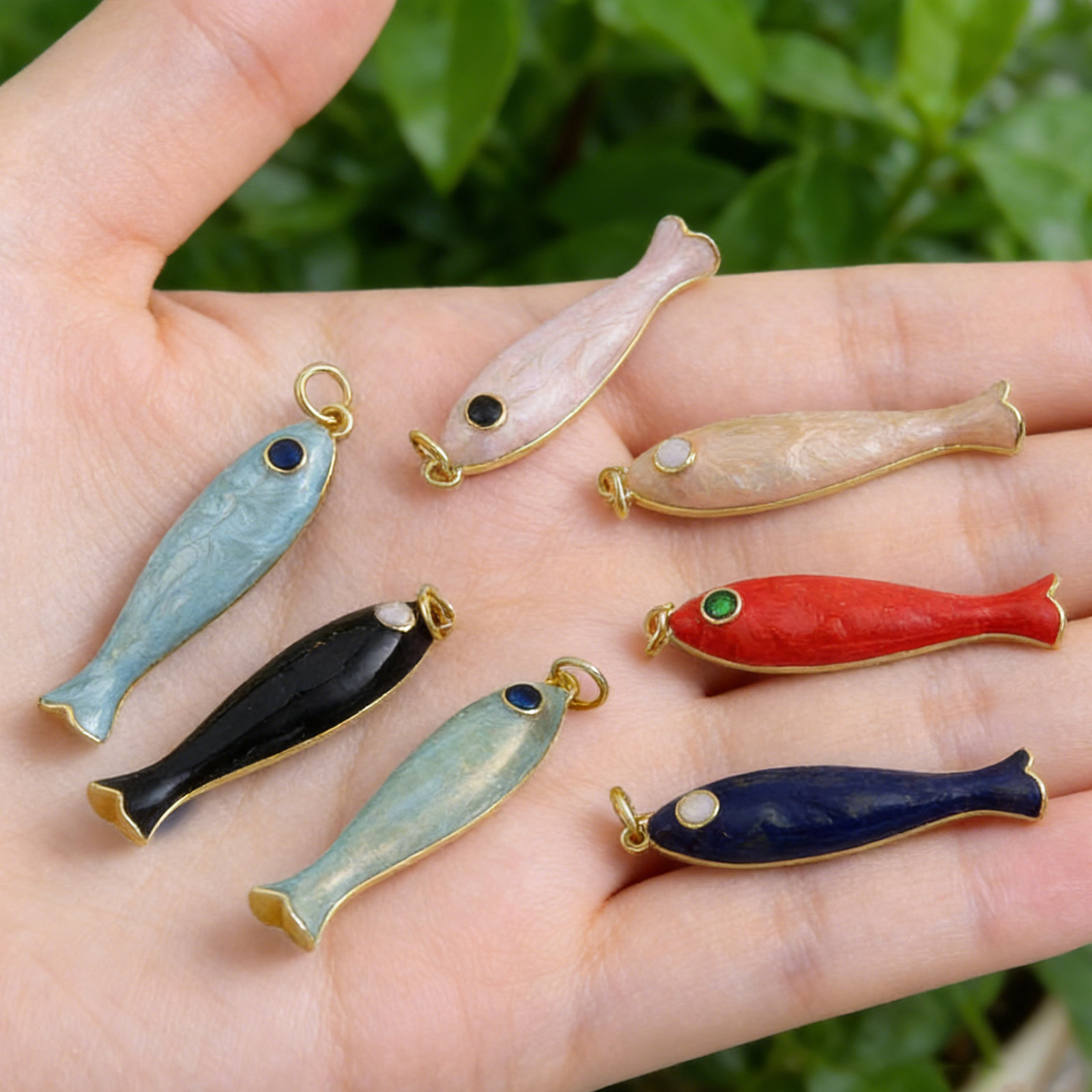 1PC 多色銅ヴィンテージスリムロングフィッシュタイニーペン - Vintage Fashion Earrings のレビューと価格