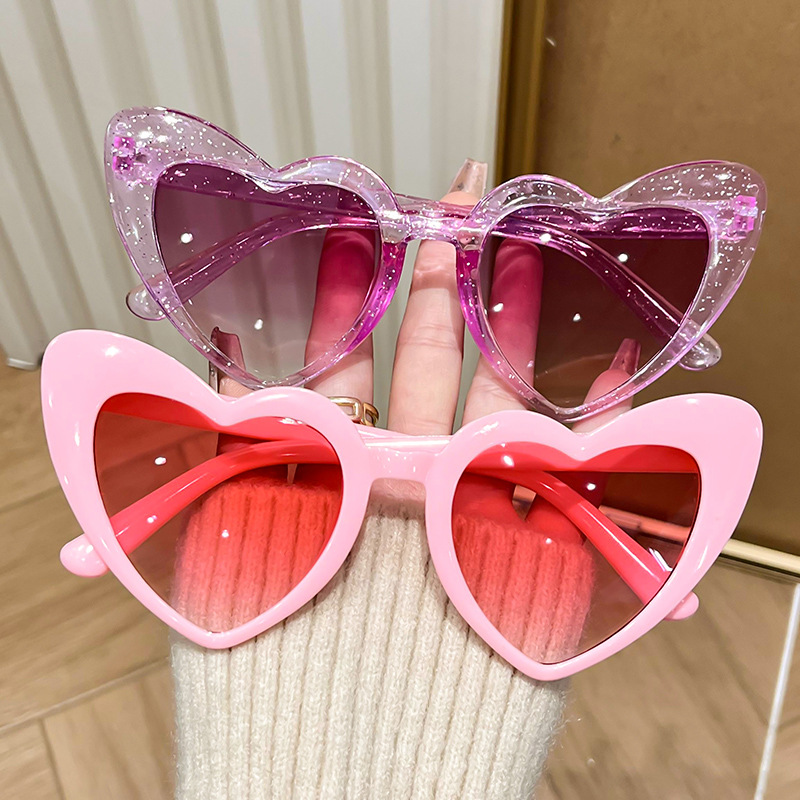 新しいヴィンテージレトロインスタグラムハート型透明ピンク光沢 - Vintage Fashion Instagram のレビューと価格