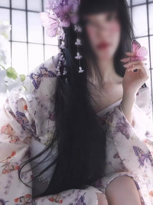 伝統的な日本の着物衣装桜の花柄写真撮影ヴィンテージ優しい自撮 - Vintage Fashion Photography のレビューと価格